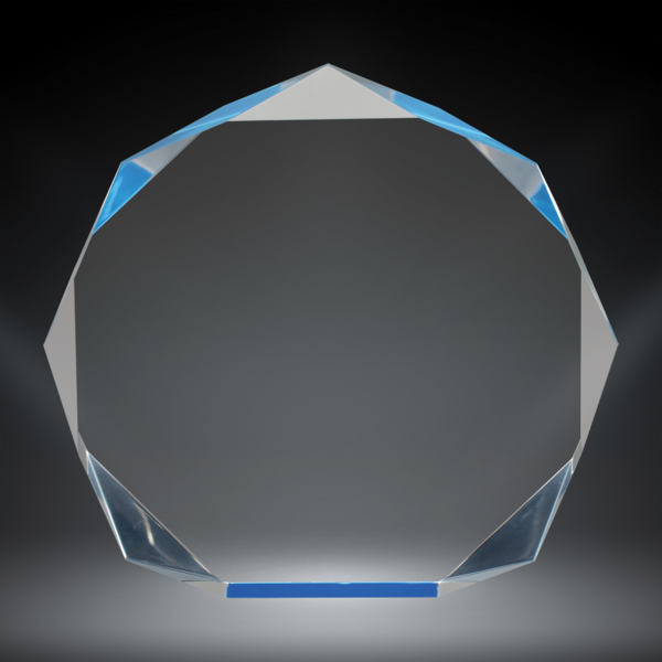 5in Octagon Blue