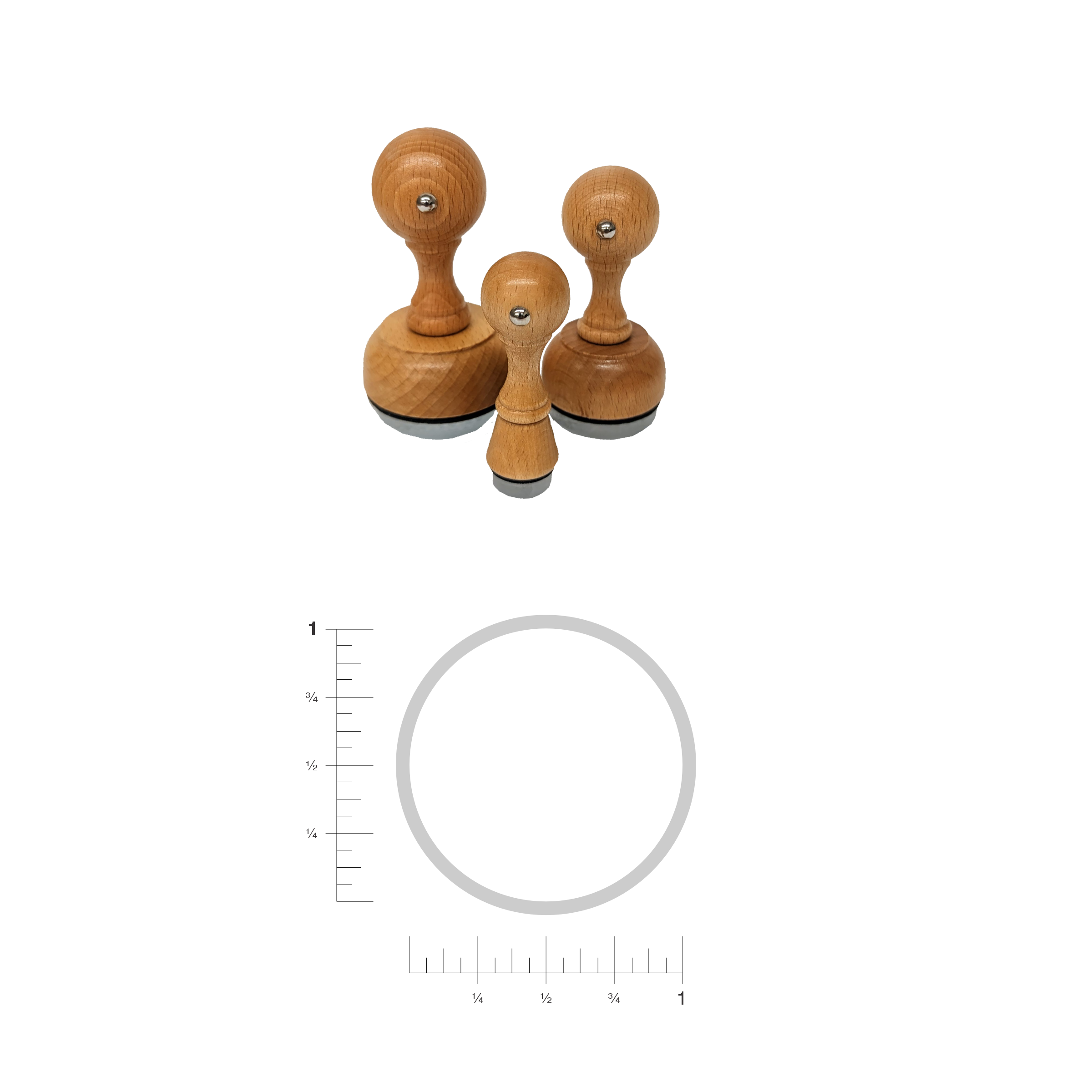 Makers Mark Stamp 1 Inch Round | Remarkable Stamps