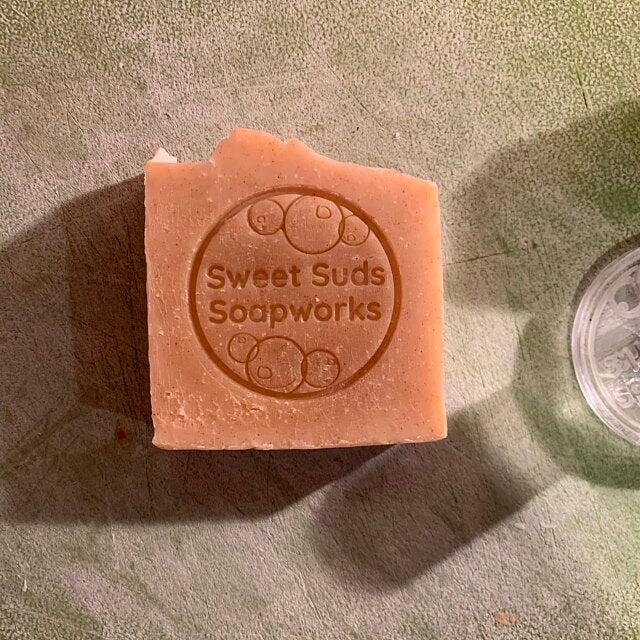 Round Soap Stamp impression example