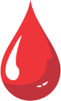 red fabric ink color droplet