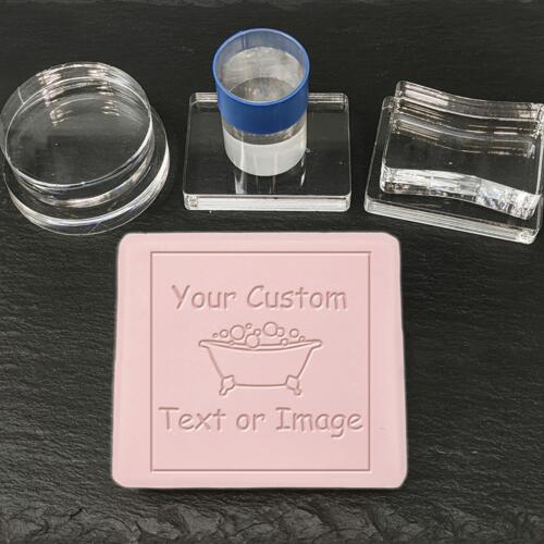Custom SOAP Stamp With Your LOGO, Acrylic Stamp, Artisan Makers