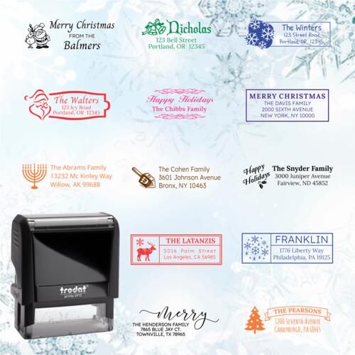 Holiday Address Stamps Thumbnail