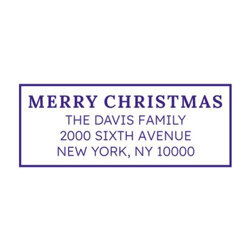 Holiday Address Stamp - 6 Thumbnail