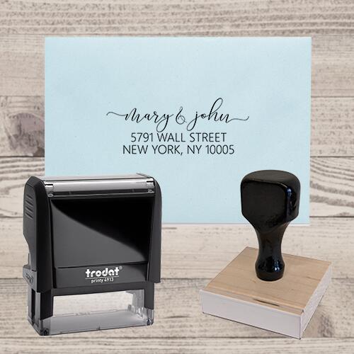 Rectangle Address Stamps Thumbnail