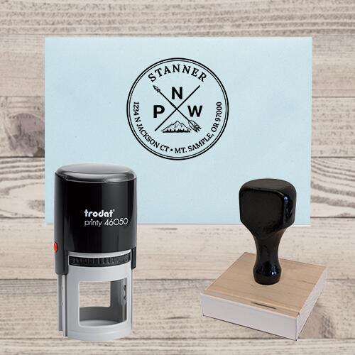 Round Address Stamps Thumbnail