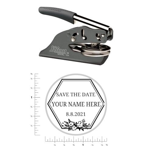 Save the Date #3 - Hand Embosser - Round Thumbnail