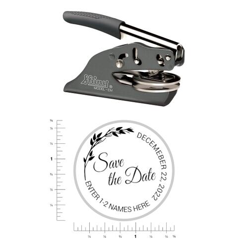 Save the Date #5 - Hand Embosser - Round Thumbnail