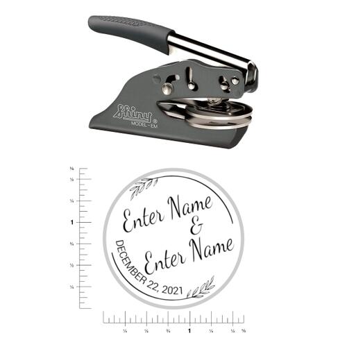 Save the Date #8 - Hand Embosser - Round Thumbnail