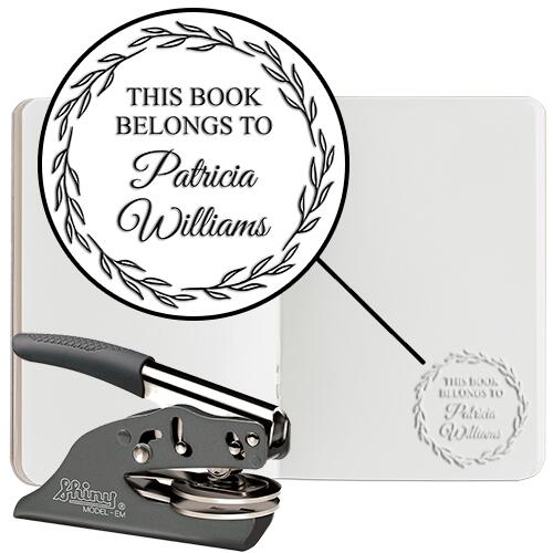 Book Embosser #7 - Hand Embosser - Round Thumbnail