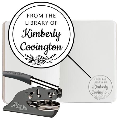 Book Embosser #14 - Hand Embosser - Round Thumbnail