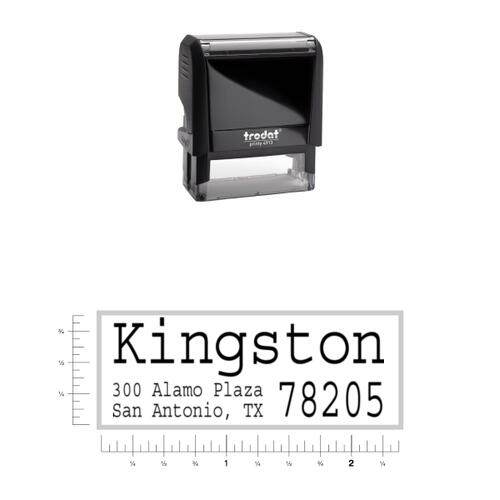 Return Address #5 - Rectangle Stamp 4913 Thumbnail