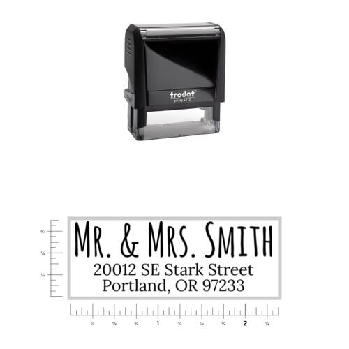 Return Address #6 - Rectangle Stamp 4913 Thumbnail