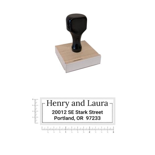 Return Address 10 - Wood Handle Stamp Thumbnail