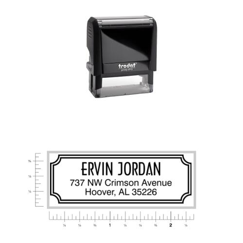Return Address 11 - Rectangle Stamp 4913 Thumbnail