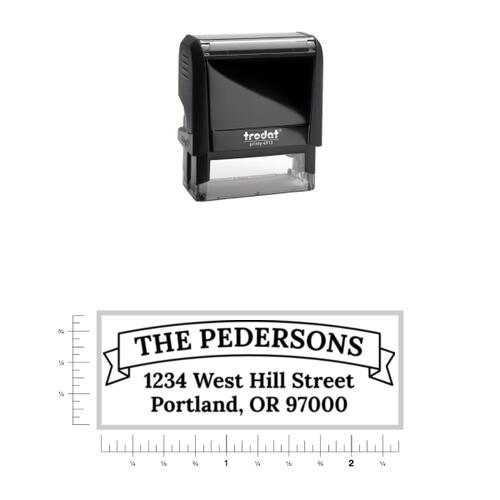 Return Address 13 - Rectangle Stamp 4913 Thumbnail