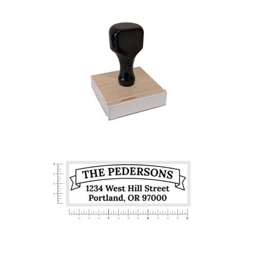 Return Address 13 - Wood Handle Stamp Thumbnail