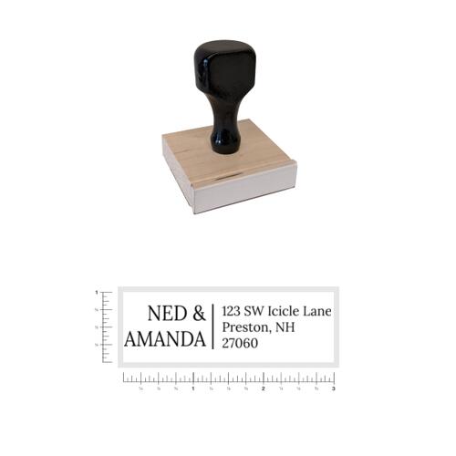 Return Address 15 - Wood Handle Stamp Thumbnail