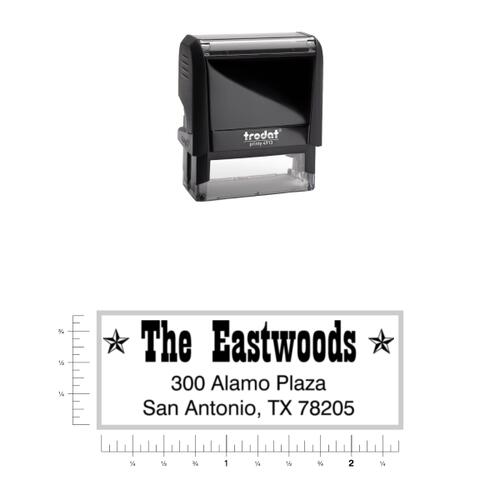 Return Address 17 - Rectangle Stamp 4913 Thumbnail