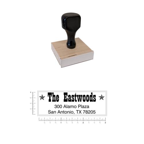 Return Address 17 - Wood Handle Stamp Thumbnail