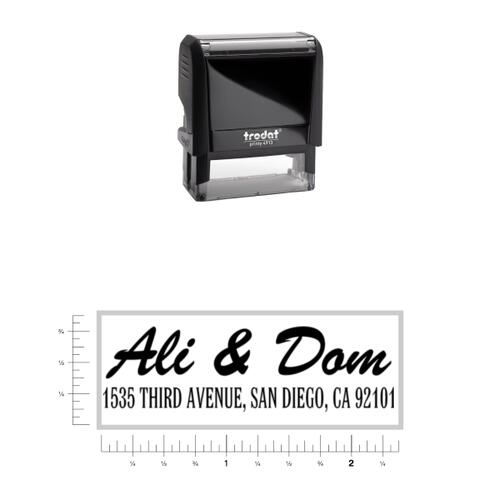 Return Address 18 - Rectangle Stamp 4913 Thumbnail