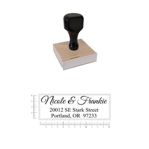 Return Address 19 - Wood Handle Stamp Thumbnail
