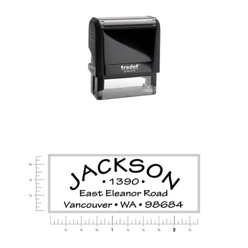 Return Address 20 - Rectangle Address Stamp 4913 Thumbnail