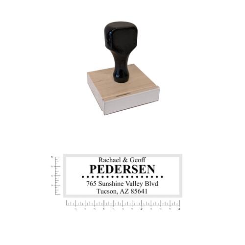Return Address 21 - Wood Handle Stamp Thumbnail