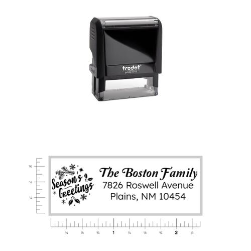 Holiday Address Stamp - 10 Thumbnail