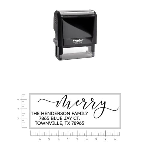 Holiday Address Stamp - 14 Thumbnail