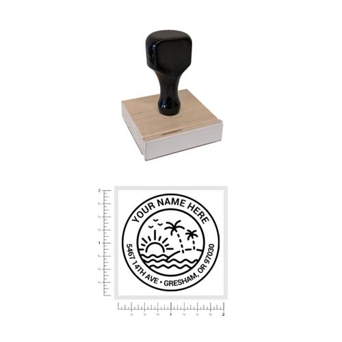 Outdoor Address #9 - Wood Handle Stamp Thumbnail