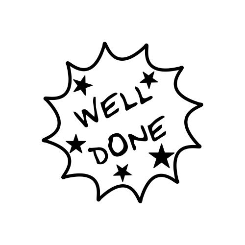 Well Done - Teacher Stamp Thumbnail