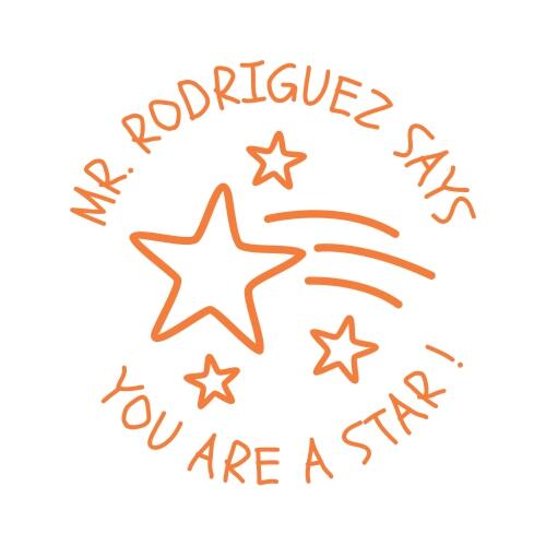You are a Star - Custom Teacher Stamp Thumbnail