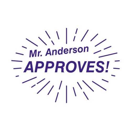 Approves - Custom Teacher Stamp Thumbnail