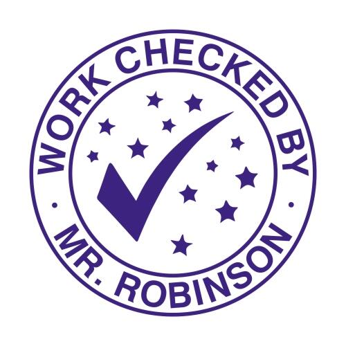 Worked Checked By - Custom Teacher Stamp Thumbnail