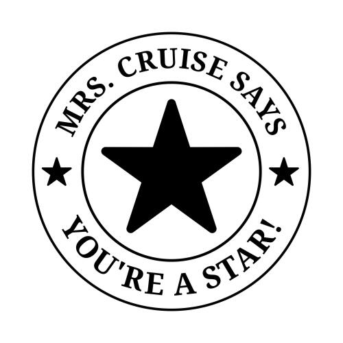 You're a Star - Custom Teacher Stamp Thumbnail