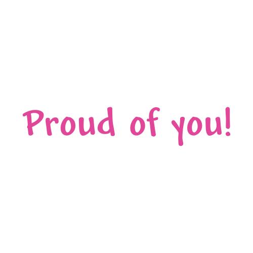 Proud of you! - Teacher Stamp Thumbnail