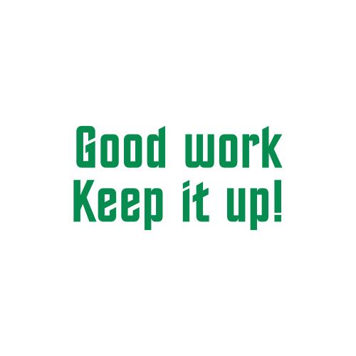 Good work Keep it up! - Teacher Stamp Thumbnail