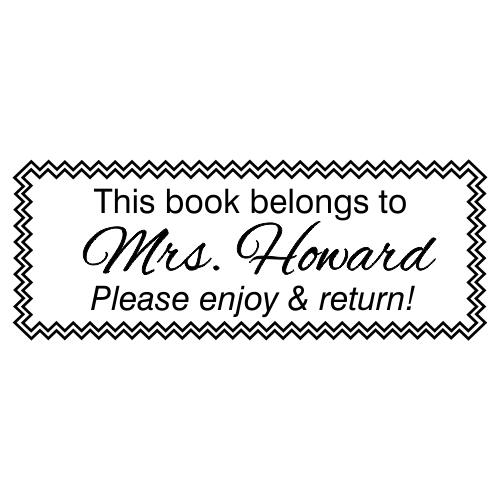 This Book Belongs To - Custom Teacher Stamp #8 Thumbnail