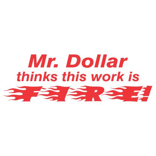 This Work Is Fire - Custom Teacher Stamp #16 Thumbnail