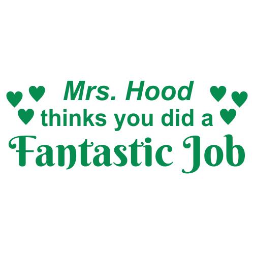 Fantastic Job - Custom Teacher Stamp #18 Thumbnail