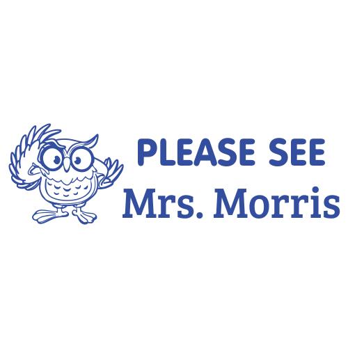 Please See - Custom Teacher Stamp #26 Thumbnail