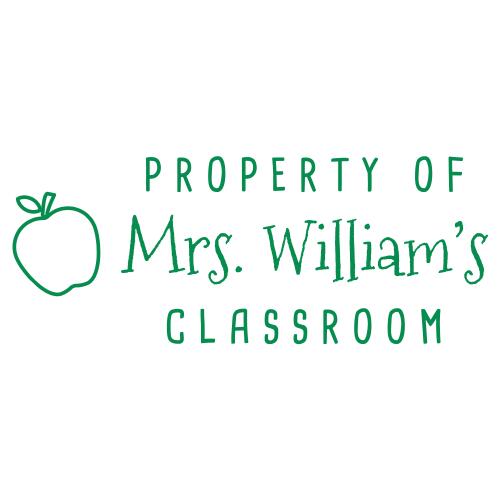 Property Of - Custom Teacher Stamp #27 Thumbnail
