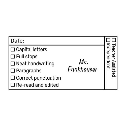 Teacher Grading Checkbox Stamp #1 Thumbnail