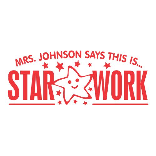 Star Work - Teacher Stamp #32 Thumbnail