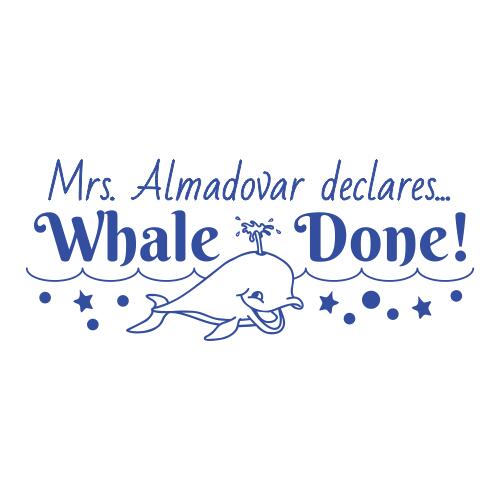 Whale Done - Teacher Stamp #33 Thumbnail